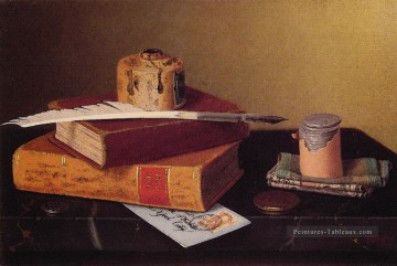 La table des banquiers irlandais William Harnett Peinture à l'huile